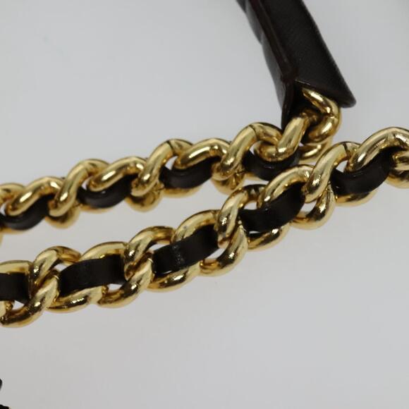 PRADA Boston Bag Nylon Brown Gold - Picture 9 of 12